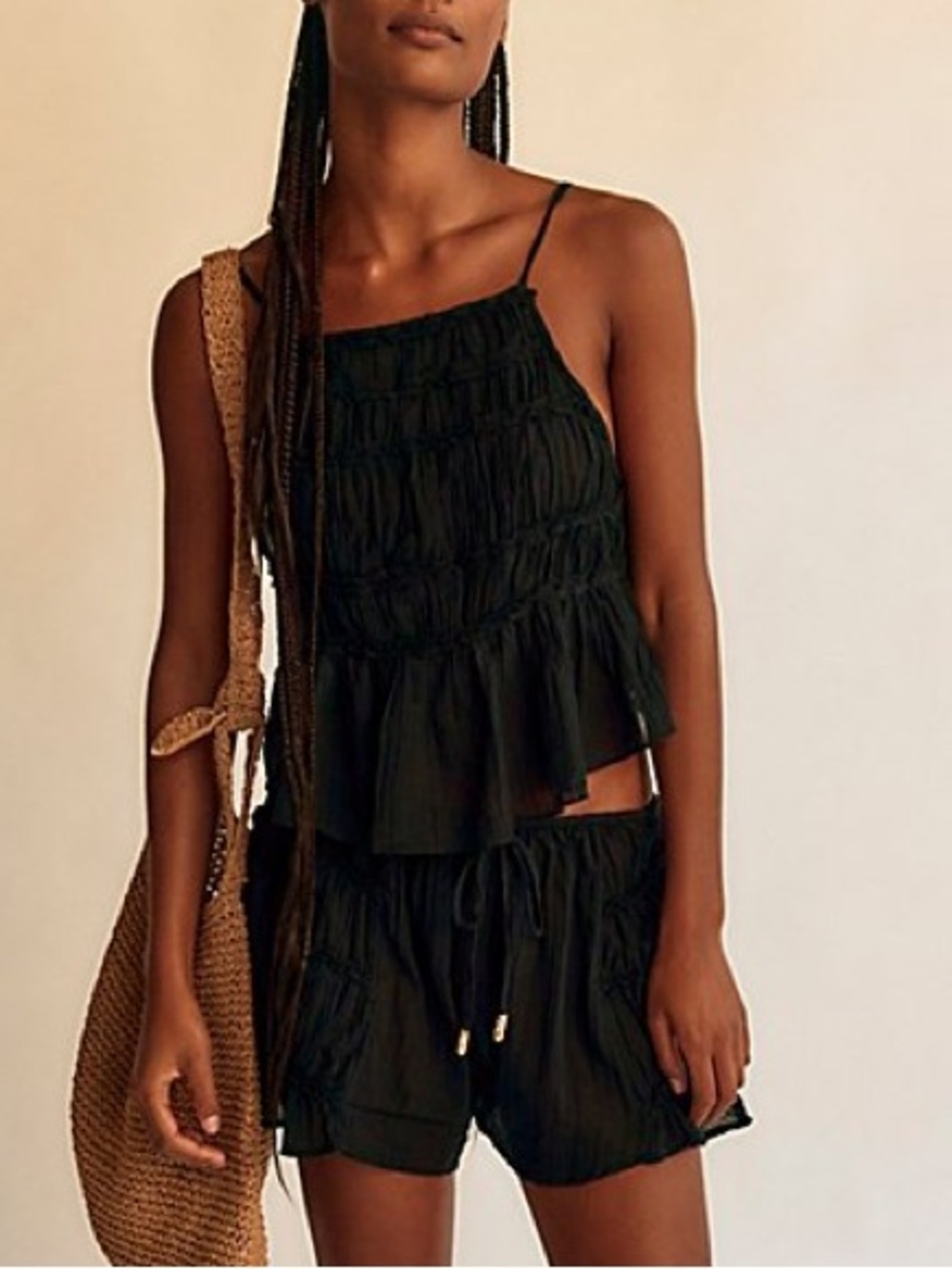 Free People Angelina Short Set Size Small
